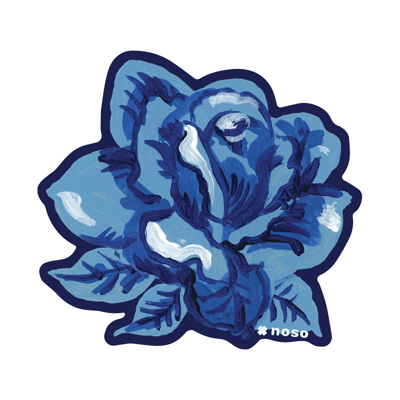 BLUE ROSE by Nathalie Leté – NoSo Patches