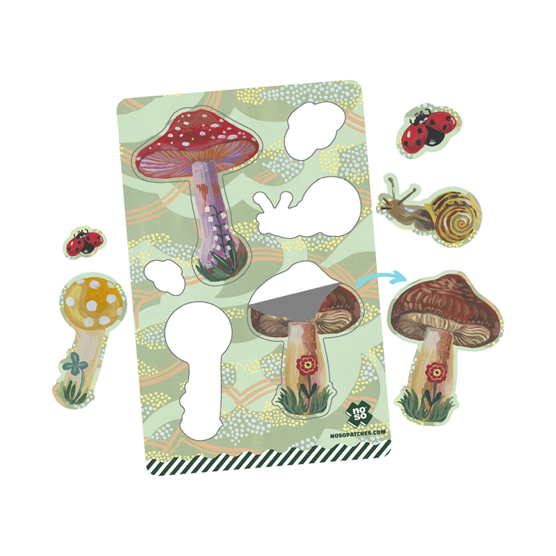 ブレア様　ASTIER ナタリーレテMummy Mushroom MUSHROOMS DAZZITS™ by NATHALIE LETÉ – NoSo Patches
