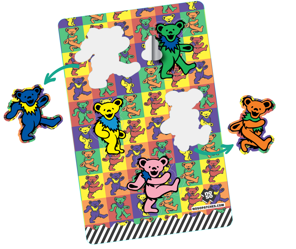 DANCING BEARS DAZZITS™ Grateful Dead x NoSo