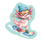SNOWBOARDING AXOLOTL
