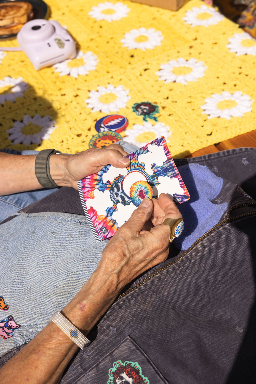 TIE DYE DANCING BEARS DAZZITS™ Grateful Dead x NoSo