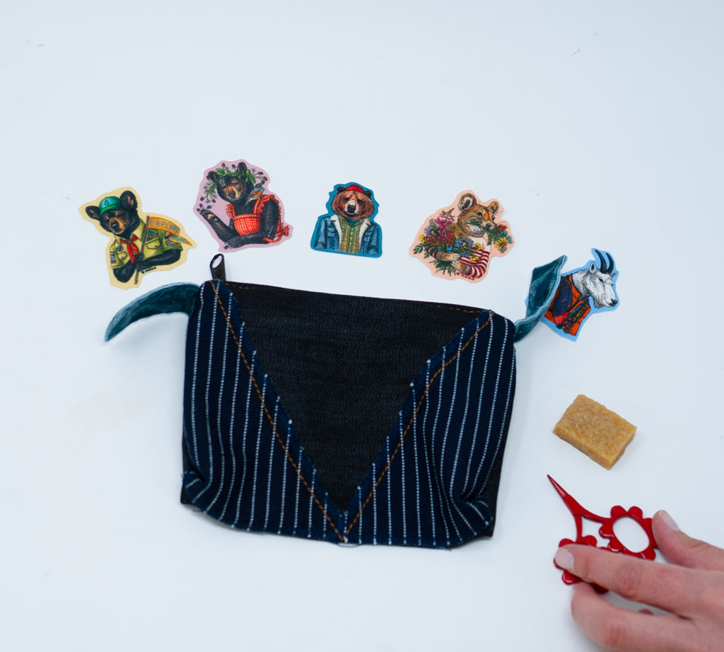 DENIM ZIPPERED PATCH KIT