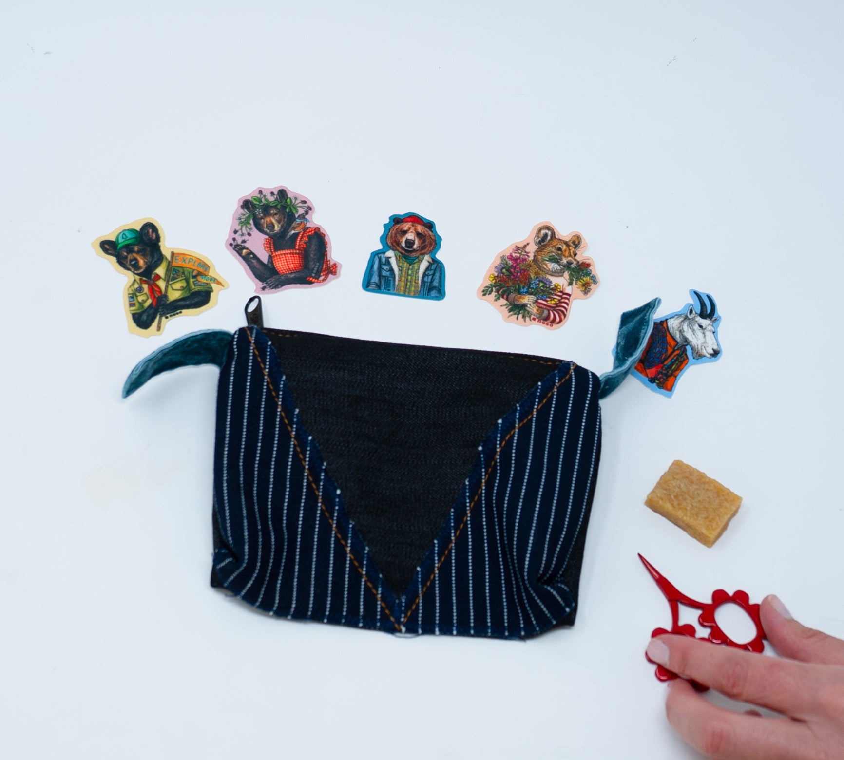 DENIM ZIPPERED PATCH KIT
