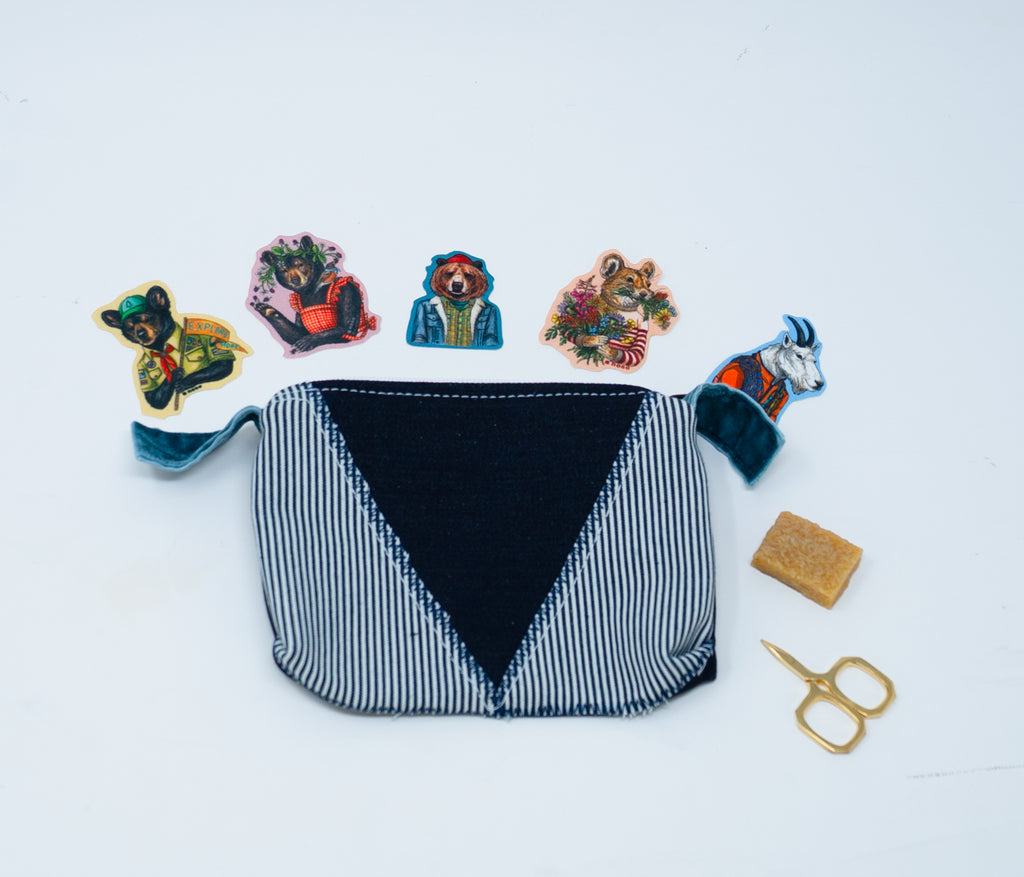 DENIM ZIPPERED PATCH KIT