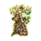 ELK & CAMPING SQUIRRELS by Rachel Kozlowski