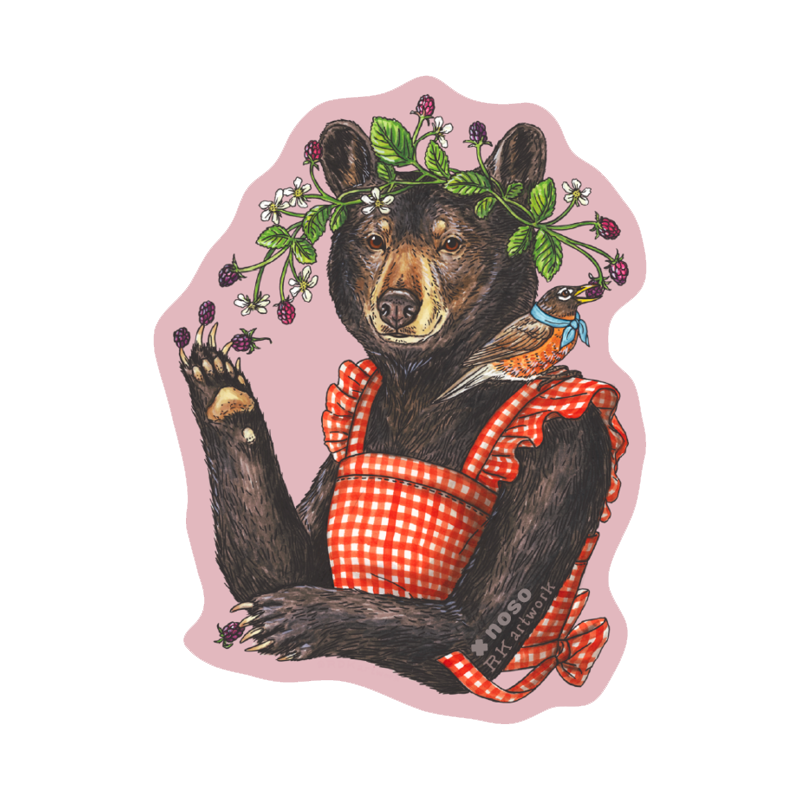 BEAR & BERRIES by Rachel Kozlowski