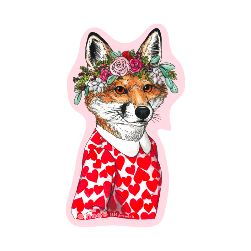 FOX & FLORALS by Rachel Kozlowski