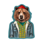 MR GRIZZLY BEAR by Rachel Kozlowski