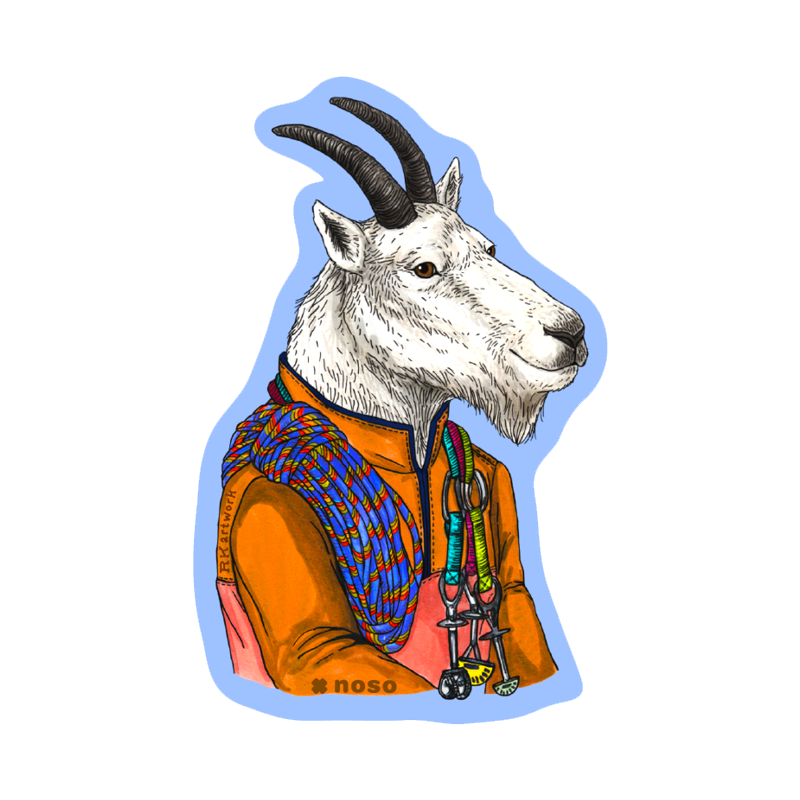 MOUNTAIN GOAT CLIMBER by Rachel Kozlowski