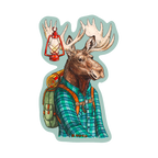 HIKING BUDDY MOOSE by Rachel Kozlowski