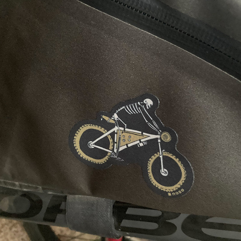 aufnäher mountainbike SKELETON BIKE – NoSo Patches