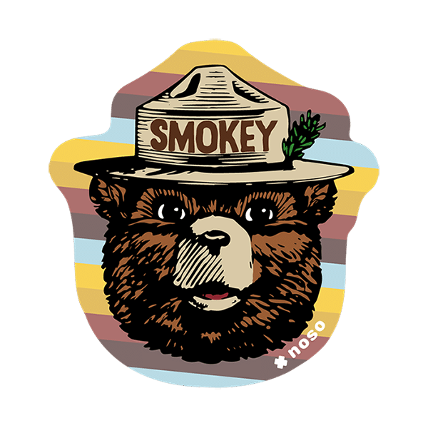 VIBES LOGO Smokey Bear x NoSo