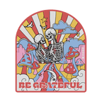 BE GRATEFUL SKELETON EMBRACE