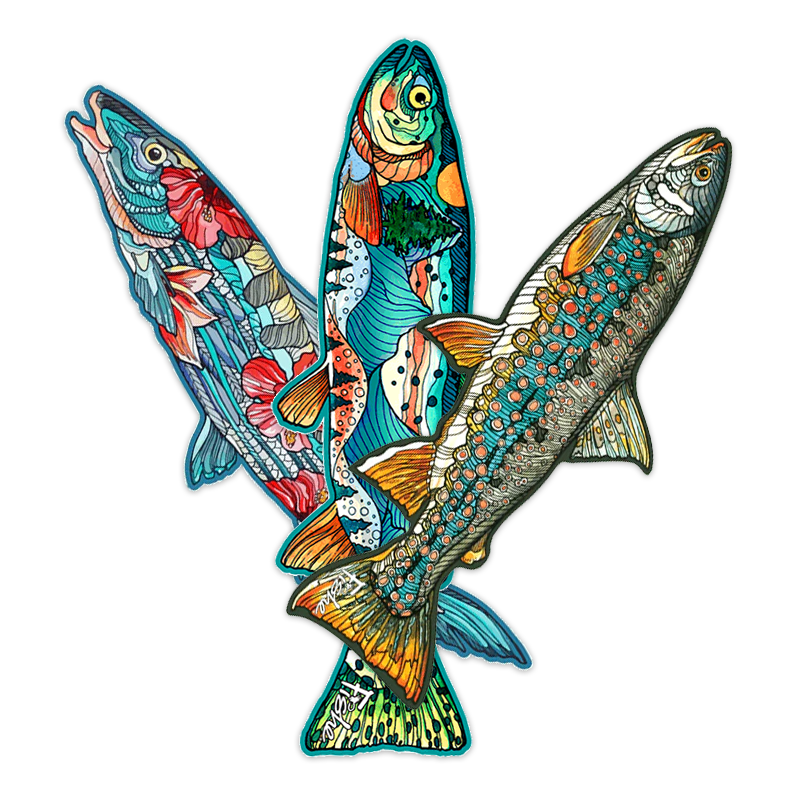 FISH PATCH SET