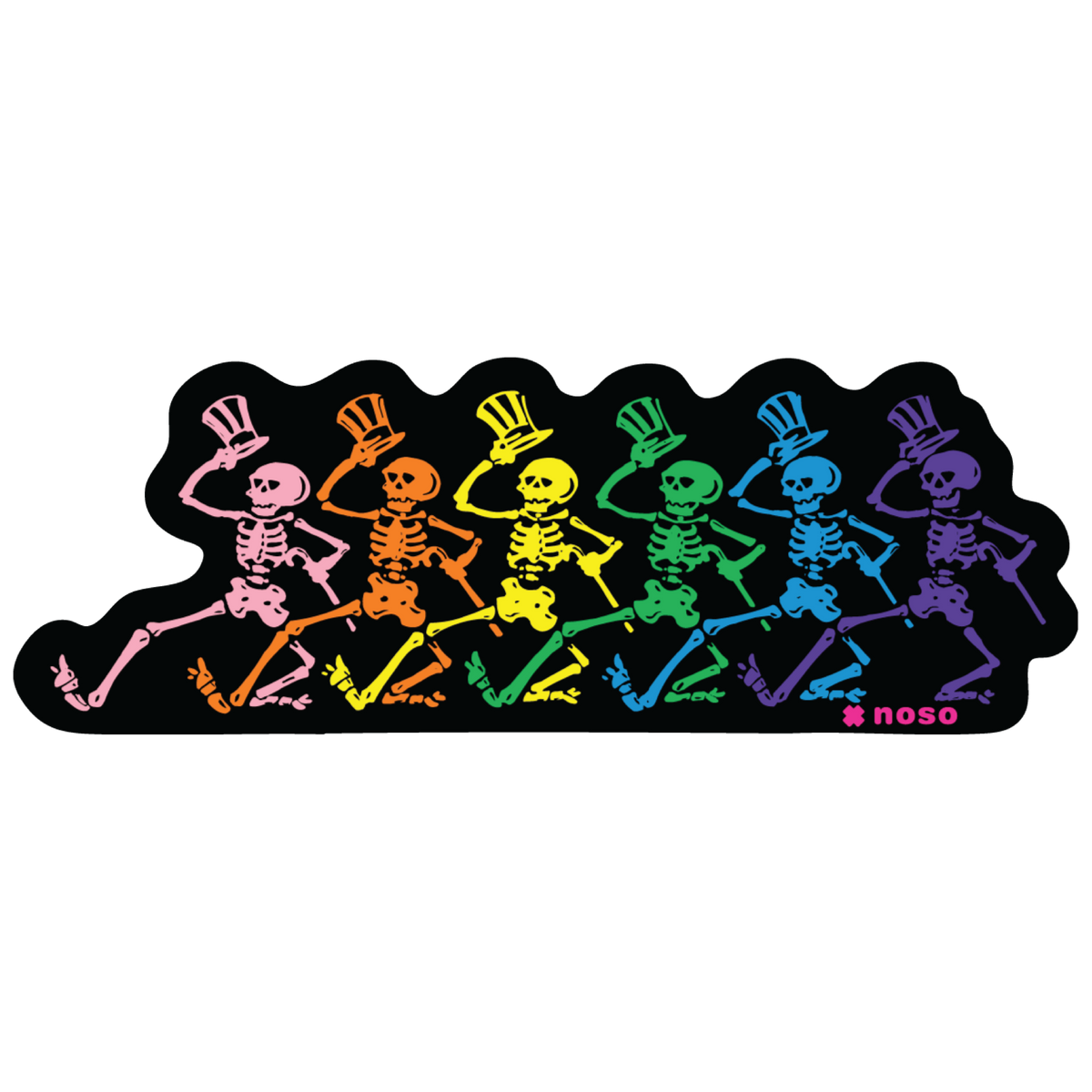 DANCING SKELETONS Grateful Dead x NoSo