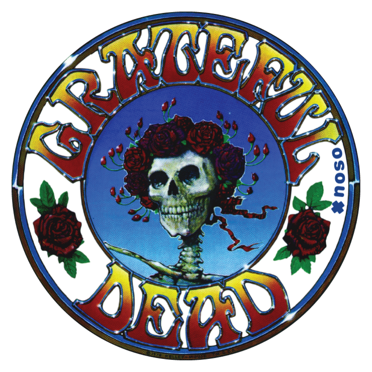 SKULL & ROSES LOGO Grateful Dead x NoSo