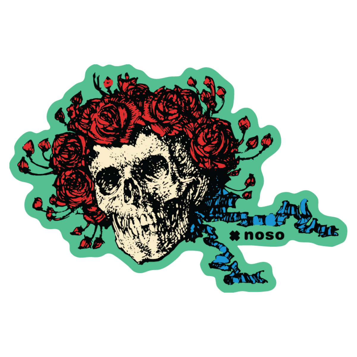 SKULL & ROSES Grateful Dead x NoSo