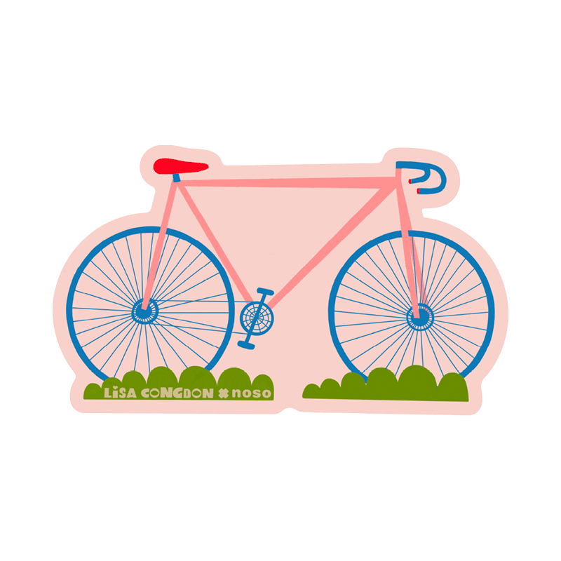 BIKES ARE LIFE by Lisa Congdon