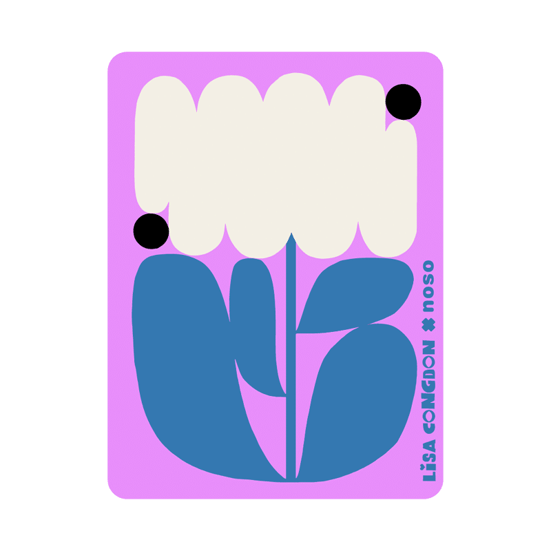 CLOUD FLOWER by Lisa Congdon