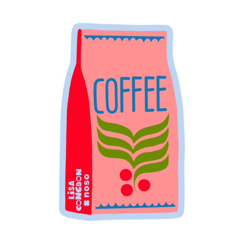 COFFEE by Lisa Congdon