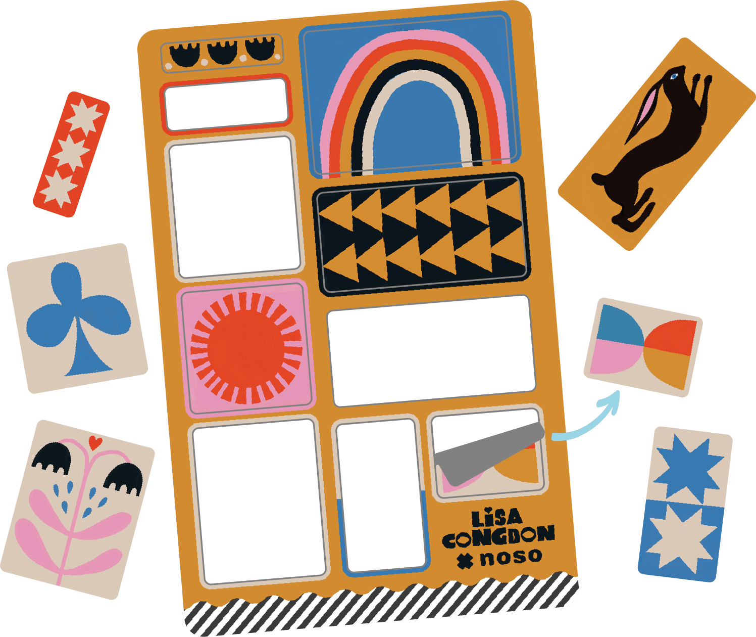 RABBIT QUILT DAZZITS™ by Lisa Congdon