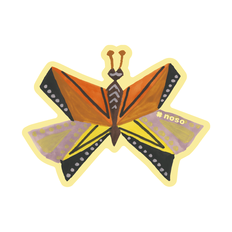 ORANGE BUTTERFLY by Nathalie Leté