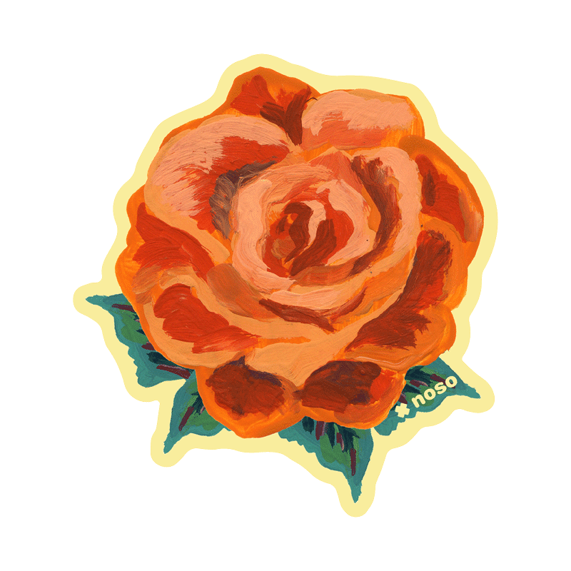ORANGE ROSE by Nathalie Leté