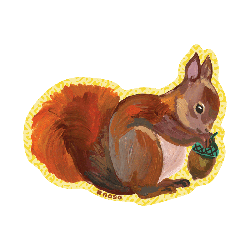 BROWN SQUIRREL by Nathalie Leté