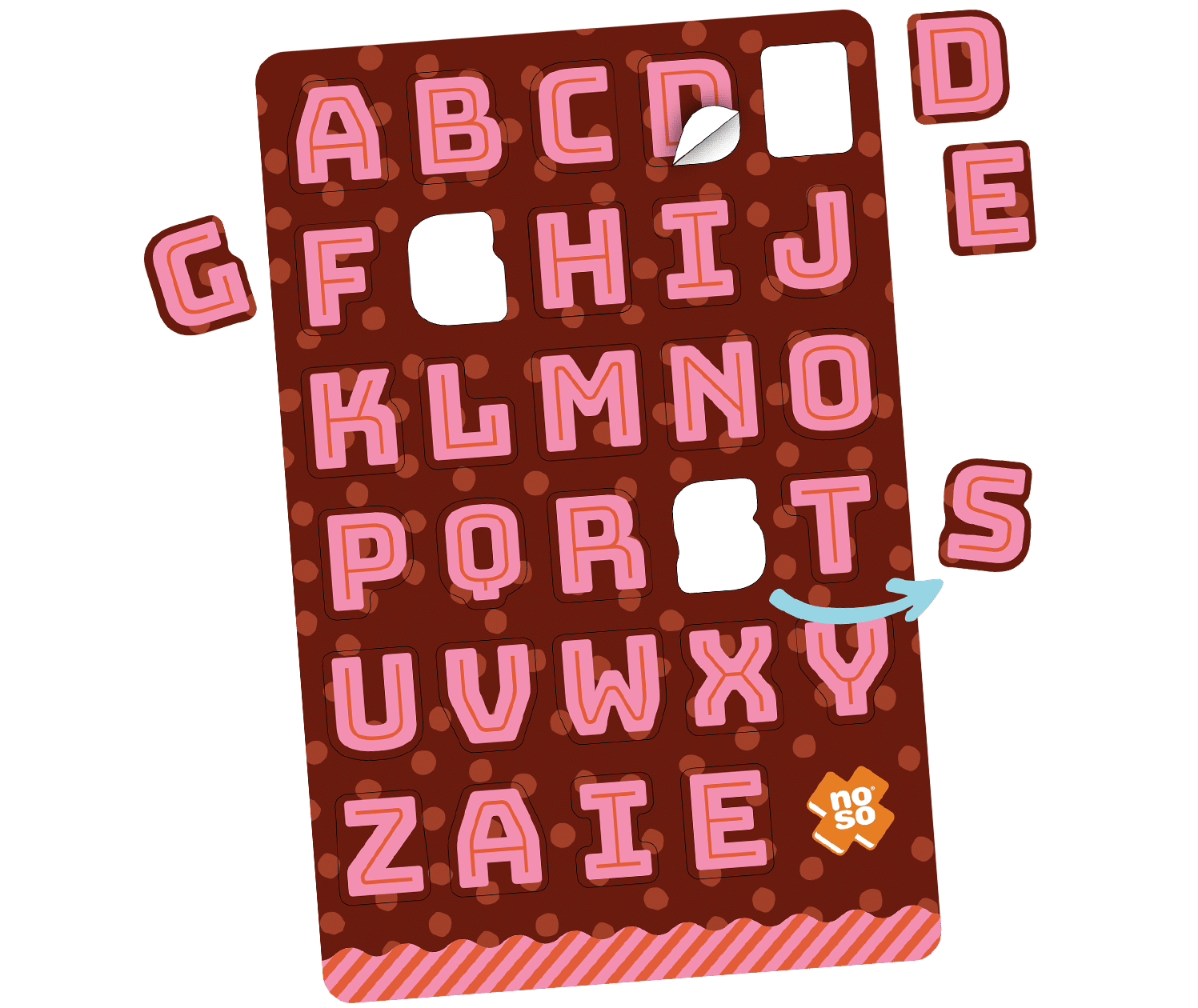 POLKA DOTS ALPHABET DAZZITS™