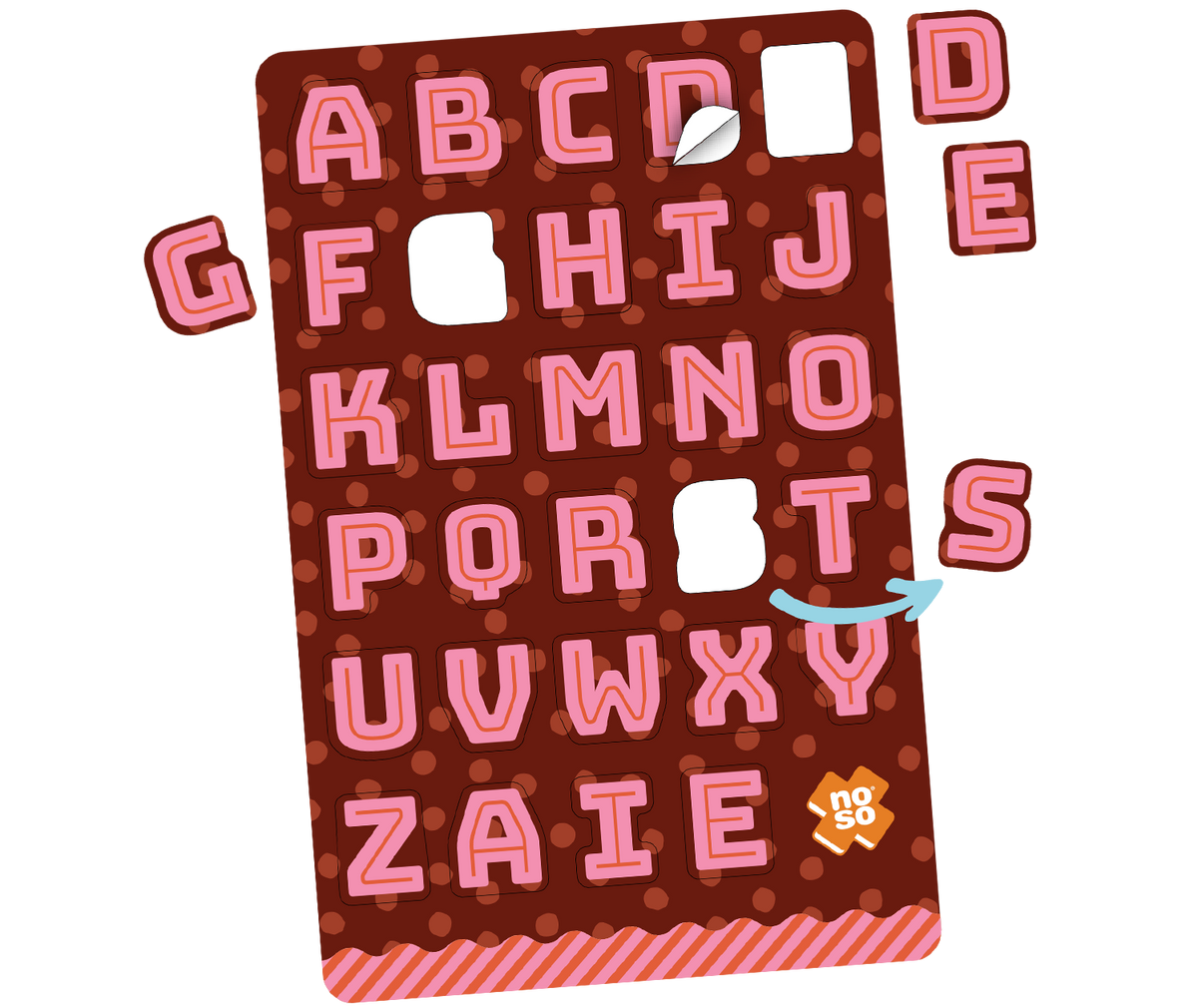 POLKA DOTS ALPHABET DAZZITS™