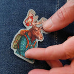 HIKING BUDDY MOOSE by Rachel Kozlowski