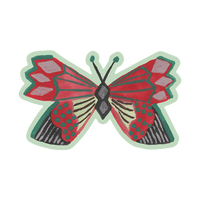 Red Butterfly patch