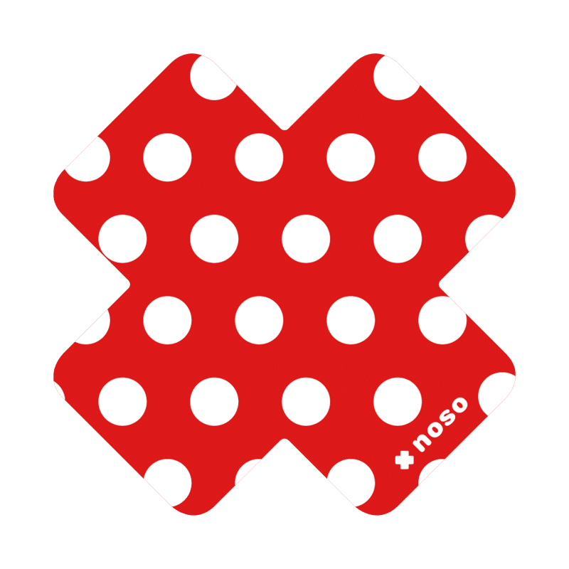 RED AND WHITE POLKA DOT