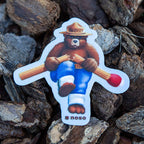 THINK BEFORE YOU STRIKE Smokey Bear x NoSo