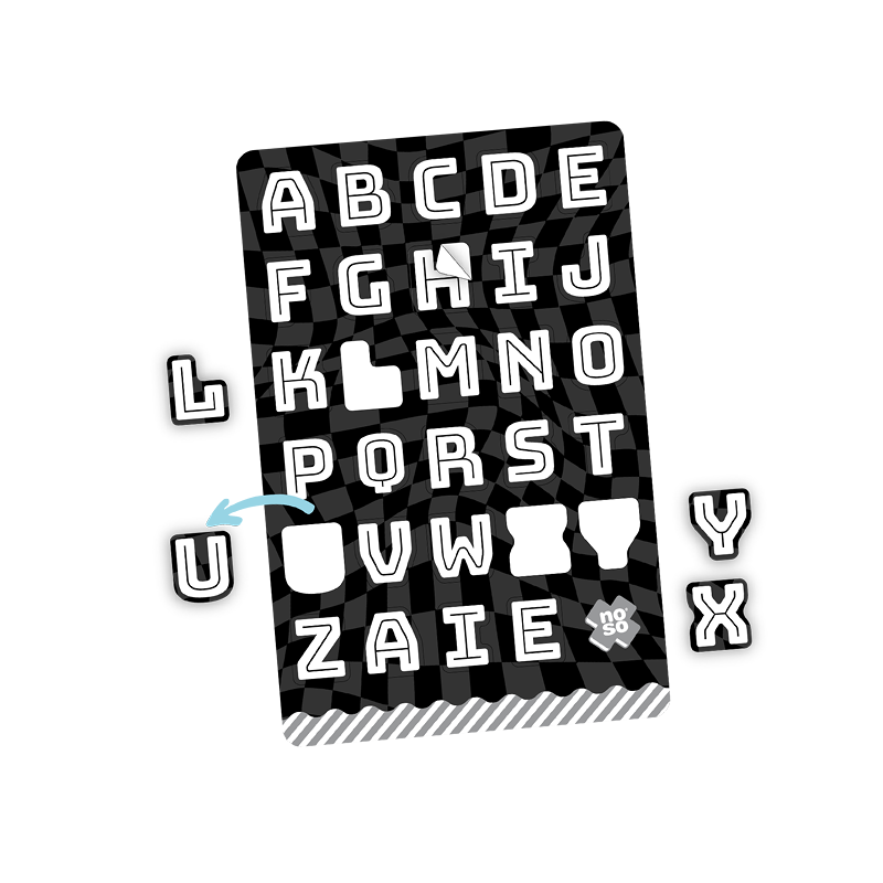 WAVY TILES ALPHABET DAZZITS™