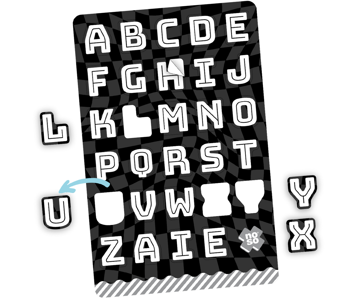 WAVY TILES ALPHABET DAZZITS™