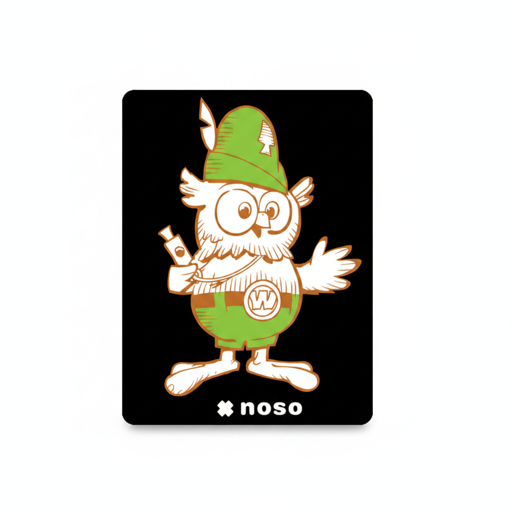 Woodsy Owl Noso Patch square