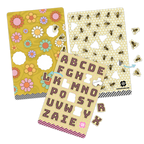 YELLOW DAISIES & BUMBLE BEES PATCH SET