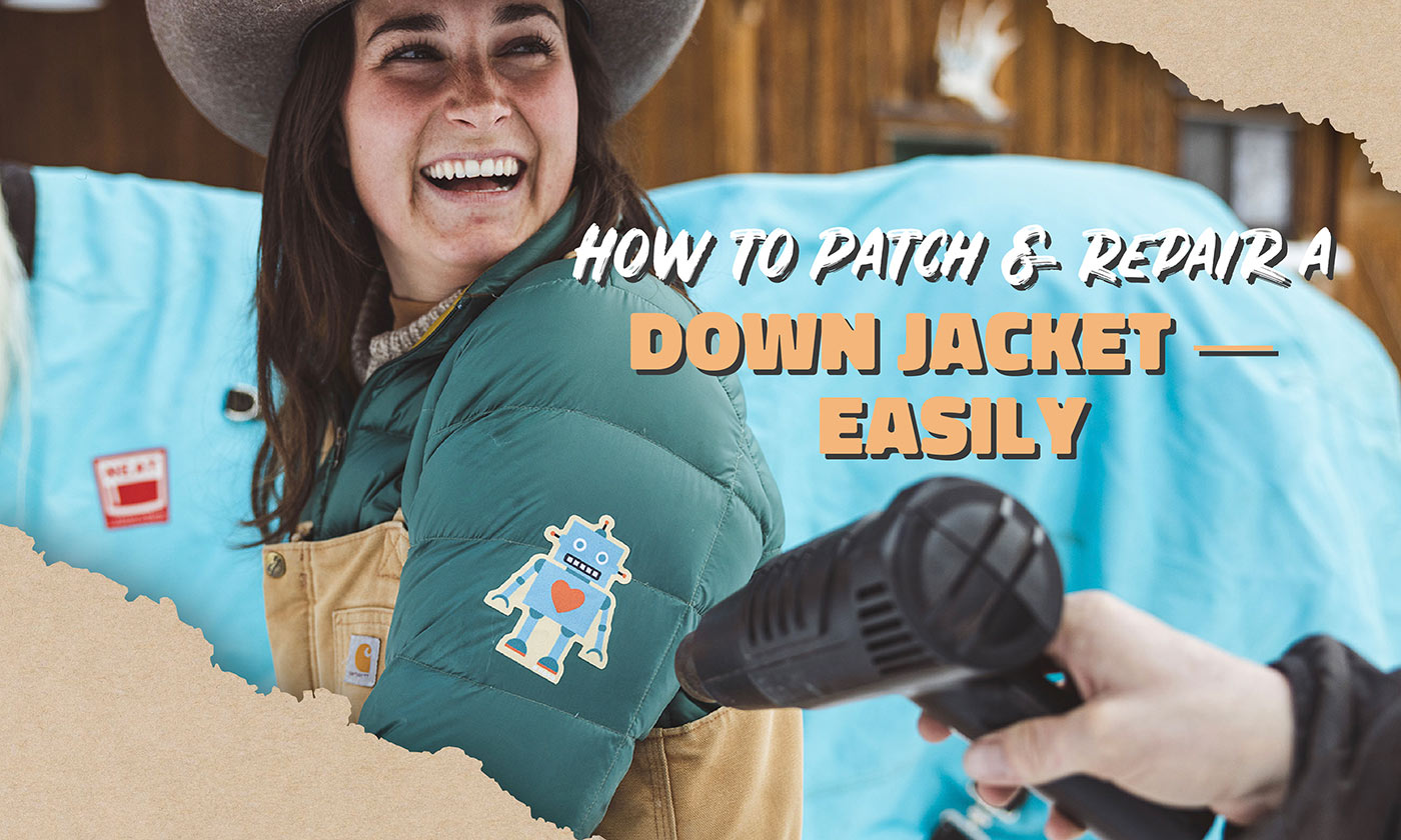 NoSo Patches  How to Patch & Repair a Down Jacket — Easily